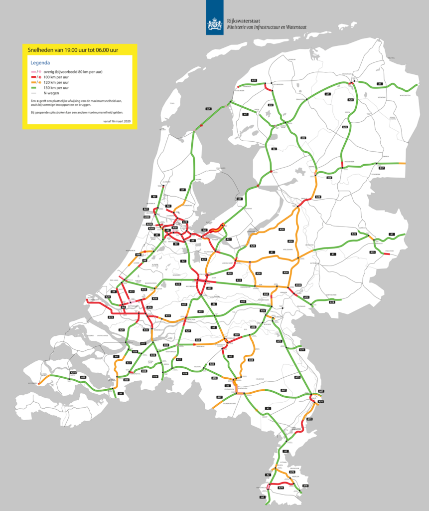 wegenkaart-maximumumsnelheden-120-130-nacht